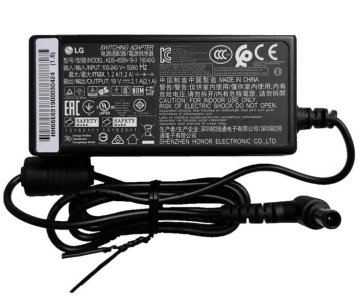 Genuine 19V 2.1A 40W LG 24MK430H 34WK500 Adapter Charger + Free Cable
