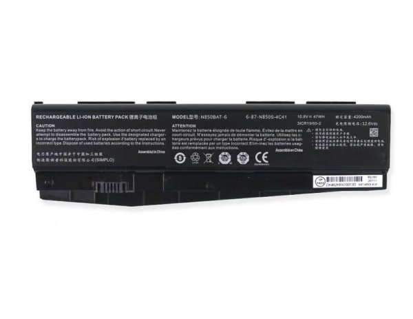 47Wh 4200mAh Battery For Hasee N850s N850BAT-6 6-87-N850s-4C4