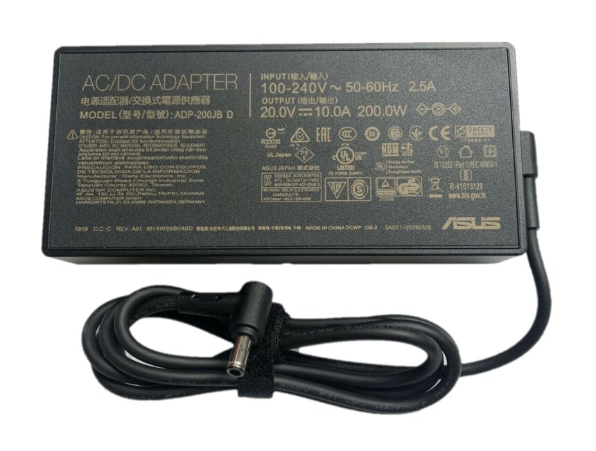 Original 200W Asus ADP-200JB D Adapter Charger + Free Cable