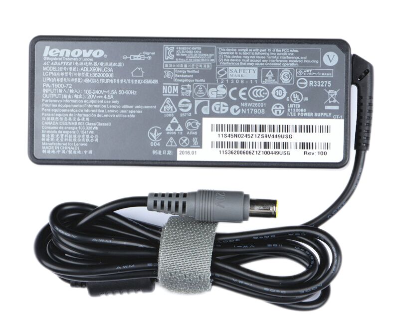 Original 90W Lenovo 3000 C100 0761 AC Adapter Charger + Free Cord
