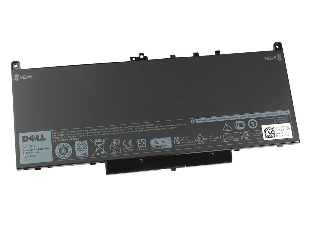 Original 4-Cell 7080mAh 55Wh Dell P61G P61G001 Battery