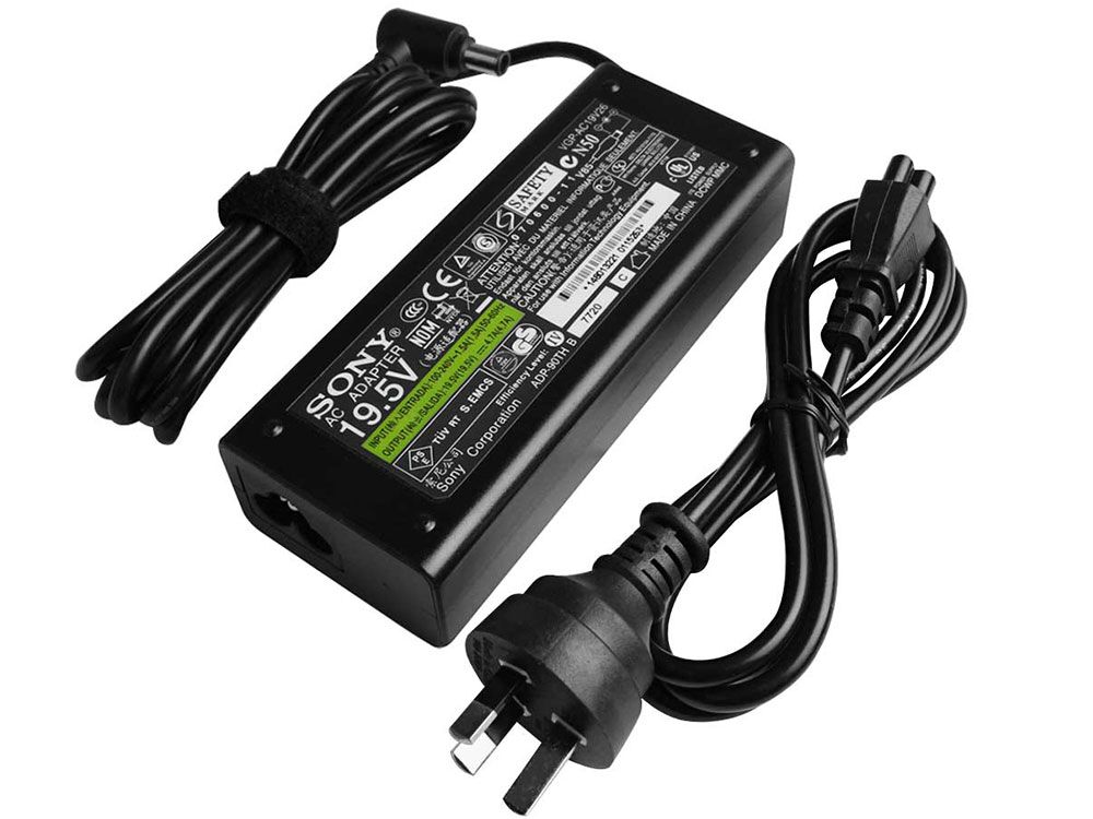 Original 19.5V 4.7A 90W Sony 149292612 149299611 AC Adapter +Free Cord