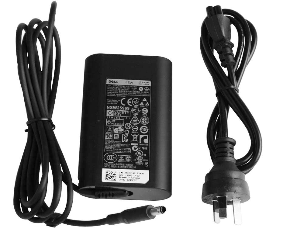 Original 19.5V 2.31A 45W Dell 0R5Y39 AC Adapter Charger + Free Cord