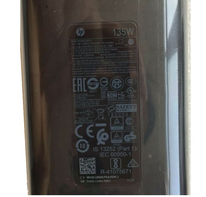 Original 135W HP Pavilion Gaming 15-ec1020ur 15-ec1083ur AC Adapter Original 135W HP Pavilion Gaming 15-ec1020ur 15-ec1083ur AC Adapter