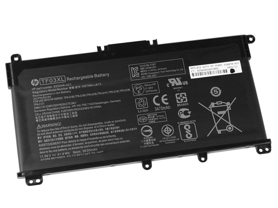 Original 41.9Wh 3630mAh HP 14-bp000nd 14-bp009ur 14-bp034ng Battery