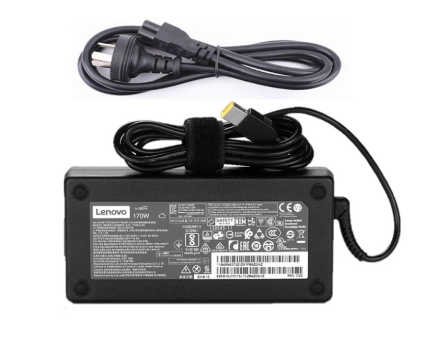 Original 170W Lenovo 36200316 45N0369 45N0371 AC Adapter + Free Cord